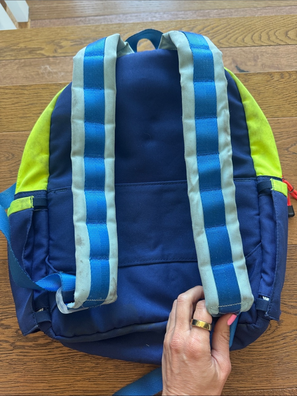 STATE Bags Kane Backpack | Navy Neon Embroidered, Carl - Picture 3 of 5